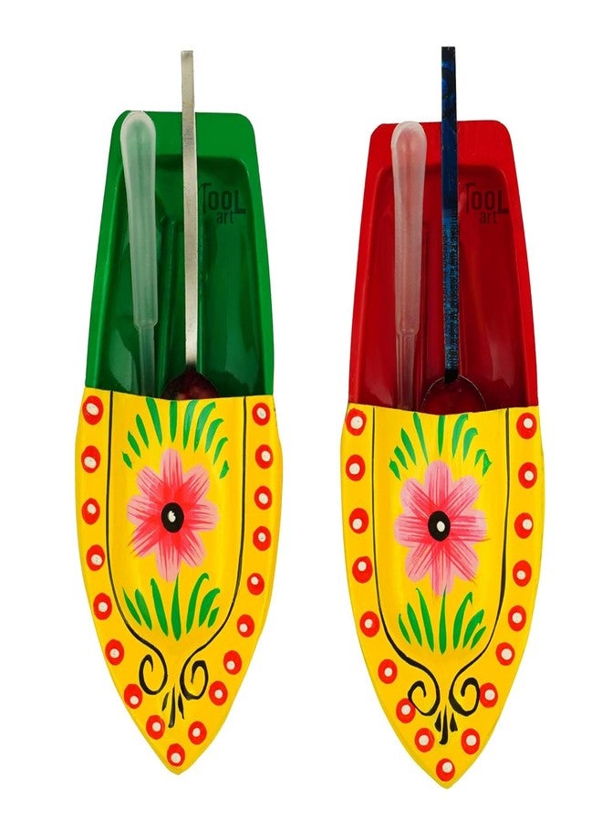 TOOLART Classic Steam Powered Tin Metal Pop Pop Boat, Candle Powered Putt Putt Water Toy with Vintage Design, Multicolor (rg_steam_Boat_YL2S) - Image 3