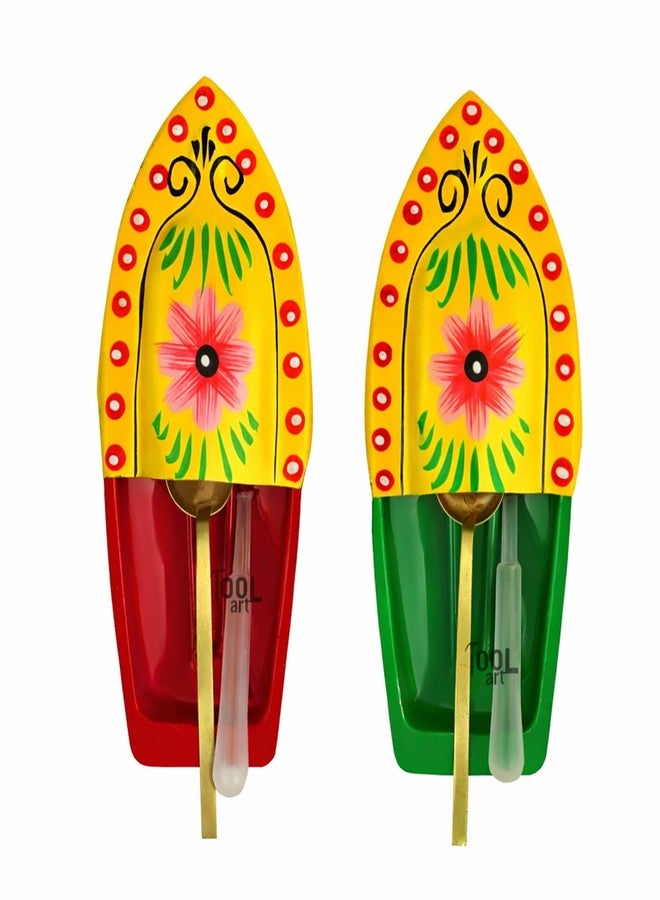 TOOLART Classic Steam Powered Tin Metal Pop Pop Boat, Candle Powered Putt Putt Water Toy with Vintage Design, Multicolor (rg_steam_Boat_YL2S) - Image 1