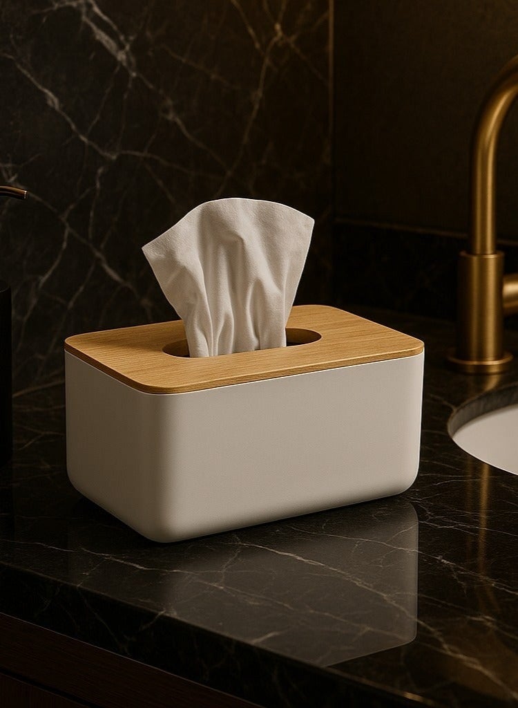 هابي هوم صندوق مناديل ورقية 23x13x10سم - Image 3