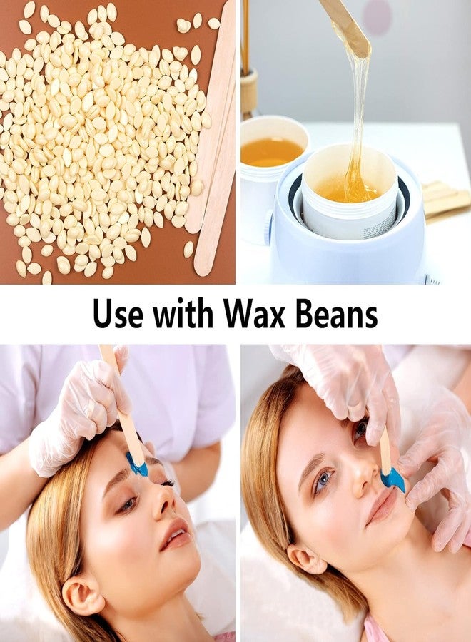 AKADO Wooden Waxing Sticks Wax Spatulas Sticks Small Wax Applicator Sticks Wood Craft Sticks Spatulas Applicator for Hair Eyebrow Nose Removal (Without Handle) (100) - Image 2