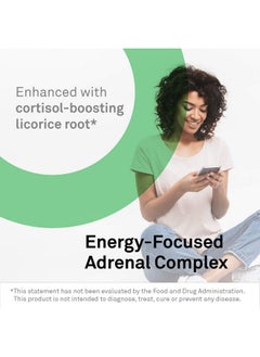 NeuroScience Adrecor With Licorice Root Energy Support Supplements With Vitamin B6 Vitamin C + Rhodiola Rosea Adrenal Support Supplements For Healthy Stress Response + Fatigue (90 Capsules)  - Image 4