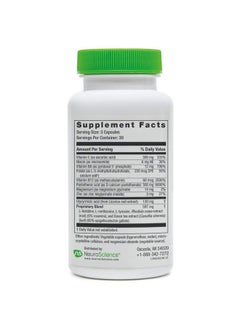 NeuroScience Adrecor With Licorice Root Energy Support Supplements With Vitamin B6 Vitamin C + Rhodiola Rosea Adrenal Support Supplements For Healthy Stress Response + Fatigue (90 Capsules)  - Image 3