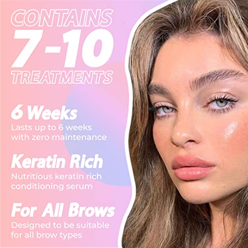 beau lashes طقم تصفيف الحواجب من بيو | طقم تصفيف حواجب احترافي مع مكيف كيراتين | طقم رفع حواجب فوري للعيون الكاملة والأكثر كثافة وجمالاً | سهل الاستخدام ونتائج تدوم طويلاً - Image 5