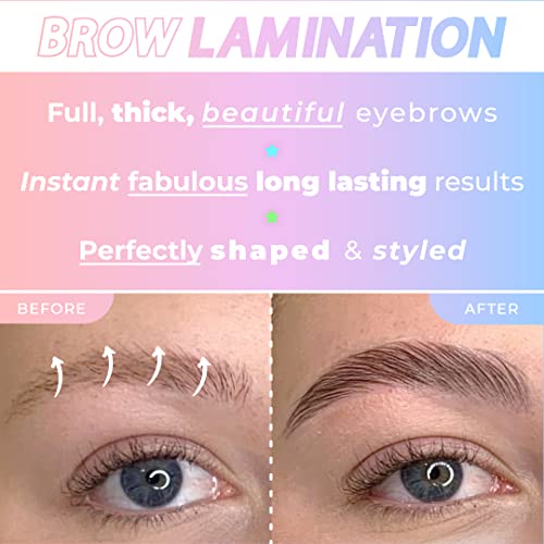 beau lashes طقم تصفيف الحواجب من بيو | طقم تصفيف حواجب احترافي مع مكيف كيراتين | طقم رفع حواجب فوري للعيون الكاملة والأكثر كثافة وجمالاً | سهل الاستخدام ونتائج تدوم طويلاً - Image 4
