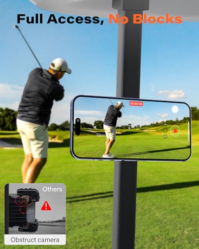 A2C Alloy Magnetic Golf Cart Phone Holder Compatible With MagSafe iPhone 17 Pro Max Air 16 Plus 15 14 13 12 Mini Fits EZGO, Club Car, Yamaha, Golf Cart Accessories Essentials Gift for Friend Men Women - Image 4