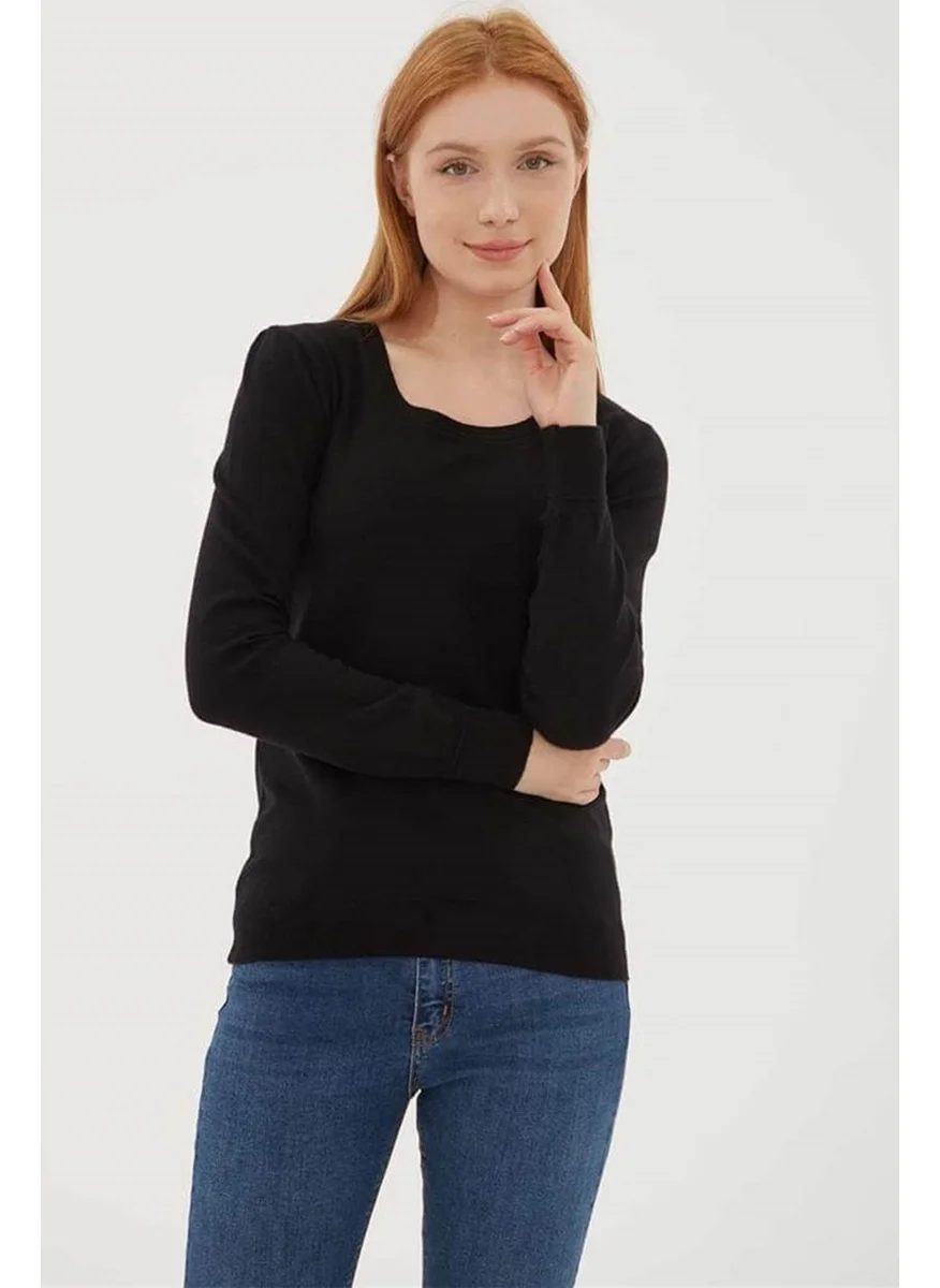 فاشن فريندز Women's U Neck Sweater