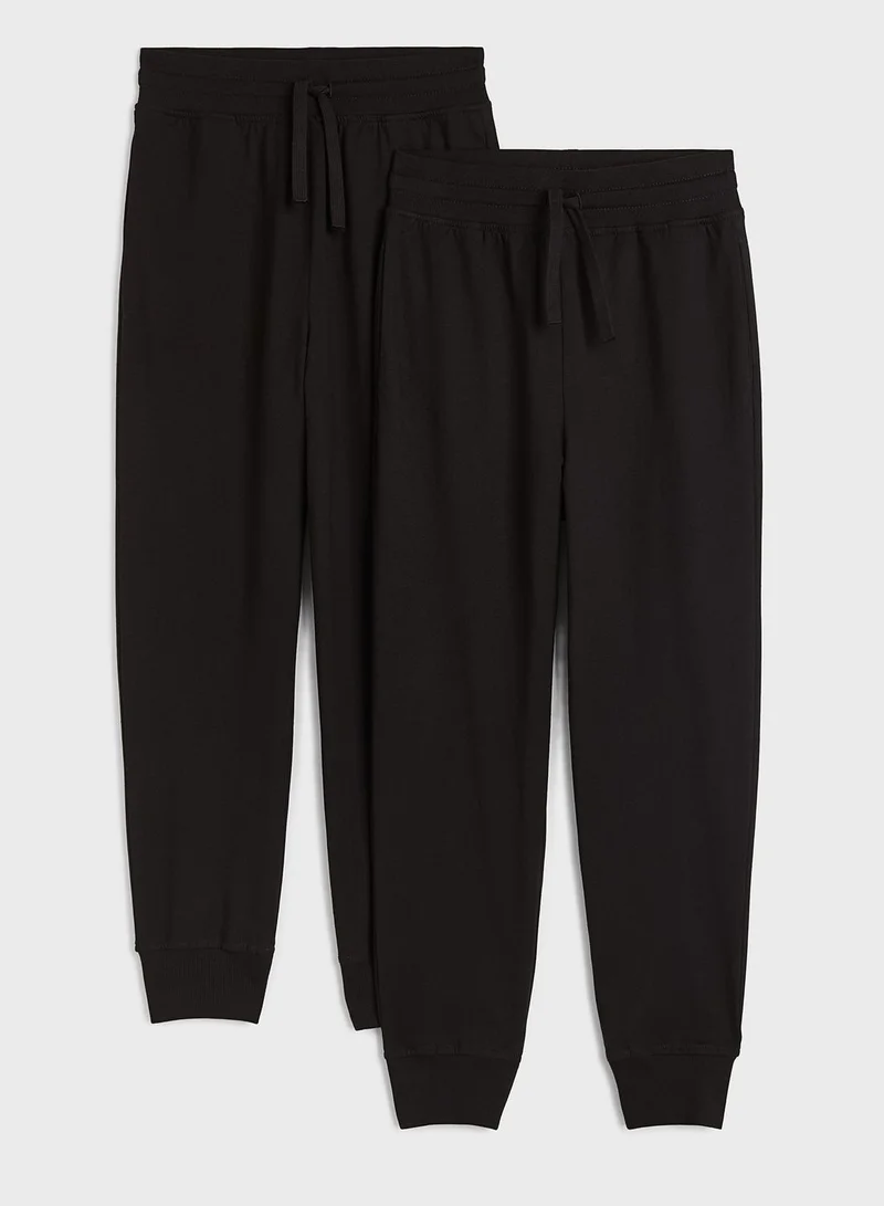 H&M Kids 2 Pack Essential Jersey Sweatpants