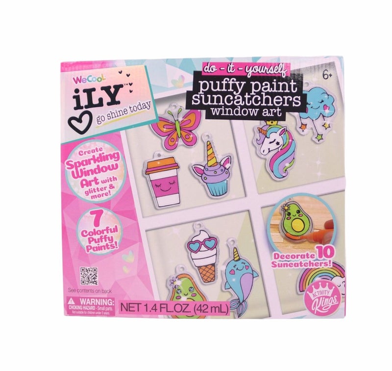 WeCool مجموعة فنون النوافذ من وي كول iLY DIY ب paint سون كاتشرز (25 قطعة) - Image 1