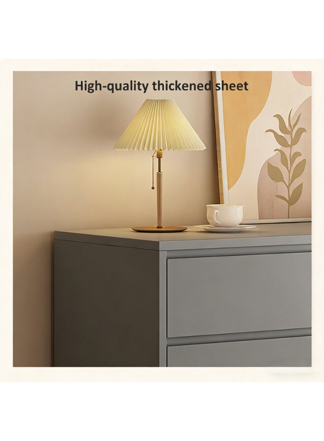 YY-ريشير خزانة جانبية، خزانة تخزين بطول 140 سم، خزانة ركن قهوة بأدراج وأبواب، مناسبة للمدخل، غرفة الطعام، غرفة المعيشة وغرفة النوم - Image 3