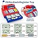 Bstoyder Calculator Cash Register Toy Gift for Kids Age 3 4 5 6 7 8 Year Old 103 Pcs Grocery Store Playset with Microphone Credit Card Cash Register for Toddlers Kids 48 - Image 4