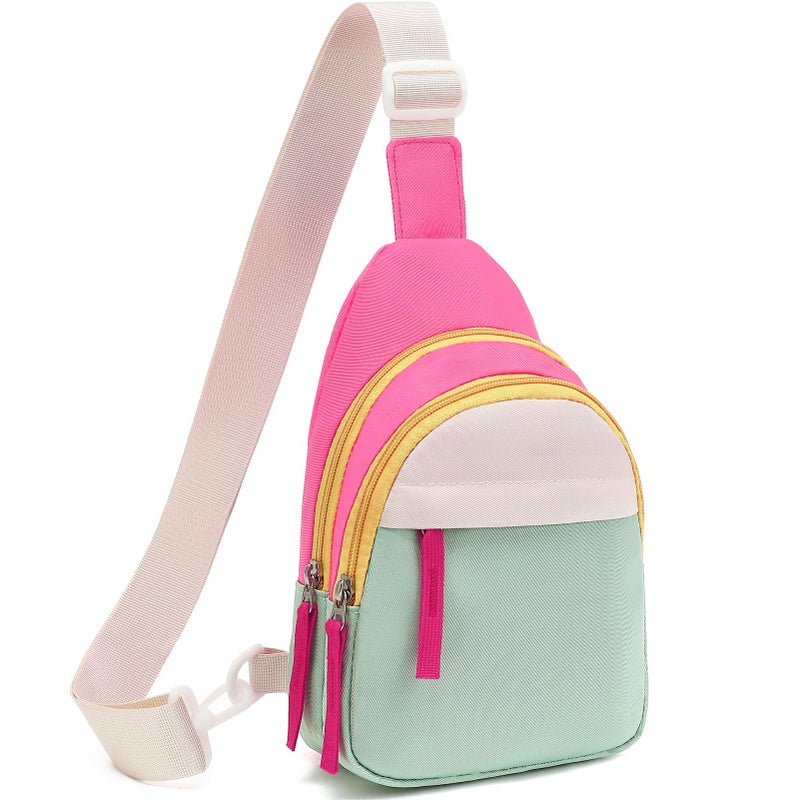 PRLINJSK Easter Basket Stuffers Cute Sling Bag for Girls, Kids Fanny pack Teens Crossbody Bag Purse Birthday Gifts - Image 1