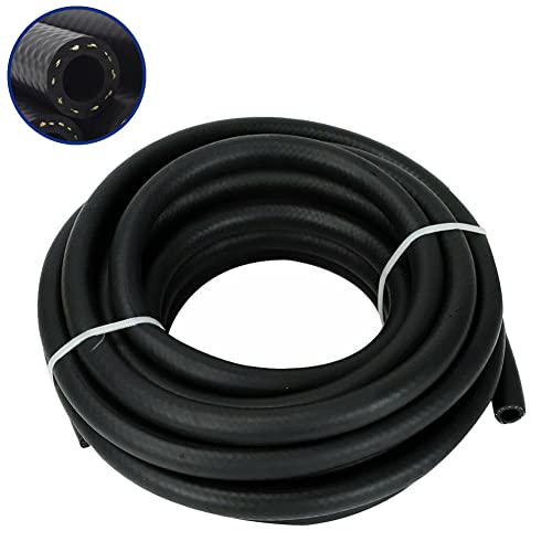 Byredio 38 Fuel Line Hose 300PSI 6AN Fuel Hose 20 FT High Pressure Small Engines Fuel Injection Hose for Oil Gas Fuel Diesel Hydraulic 10mm ID - Image 1