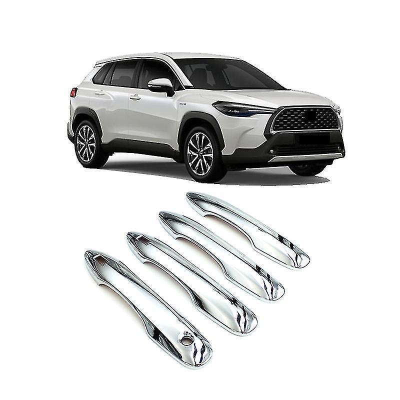 4pcs Abs Chrome Door Handle Cover Trims For Toyota Corolla Cross - Image 5