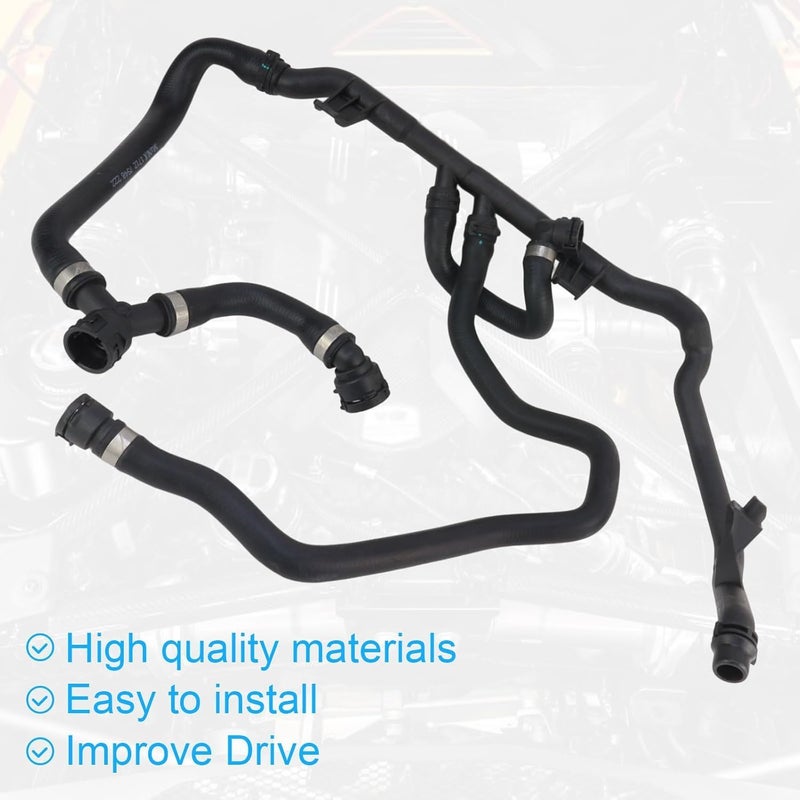 Automotive Radiator Hose, Suitable 2005-2015 For BMW 120i,320i,318i,sDrive18i, Replace Number 17127523522 17127548222 - Image 3