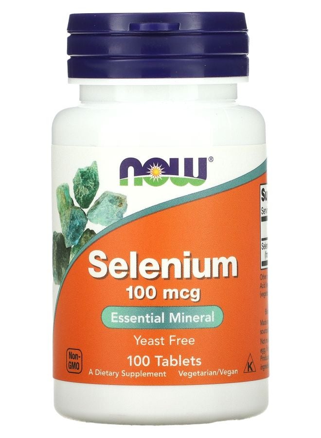 now Selenium 100 mcg 100 Tablets