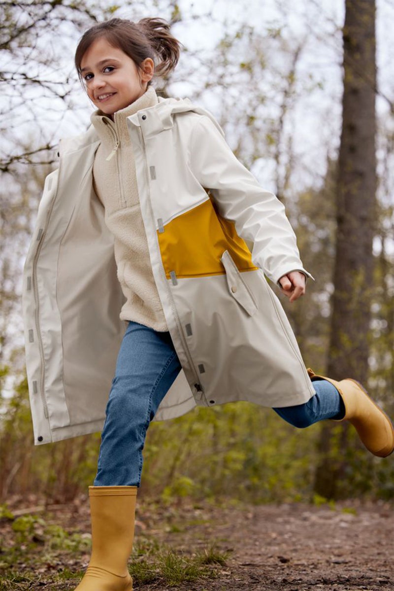 Tchibo Kids Girl Rain Jacket, White - Image 1