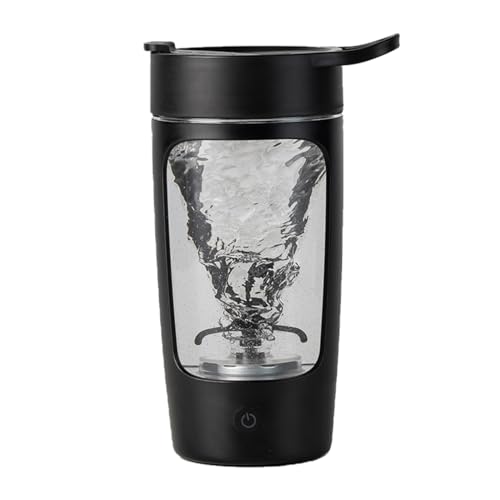 daasigwaa Electric Shaker Bottle, Blender Bottles For Protein Mixes, | Tritan | BPA Free| Portable Mixer Cup, Rechargeable Shake Cups And Meal Replacement Shakes, 22 oz(Black) - Image 1