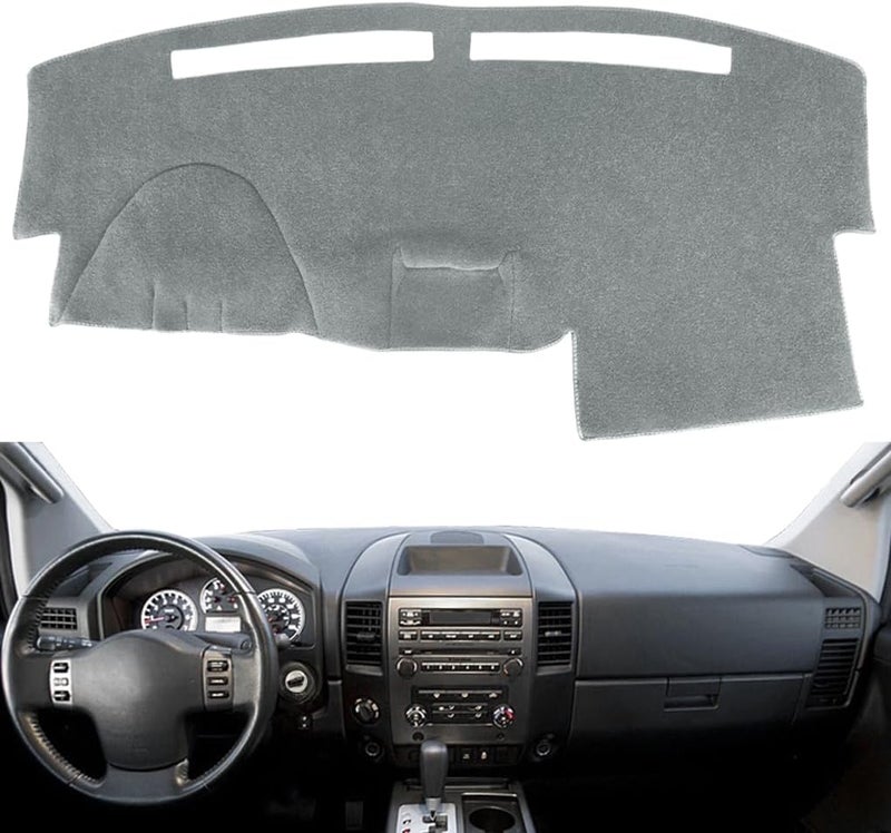AKMOTOR Yiz Dash Cover for Nissan Titan 2004-2012 - Gray - Image 1