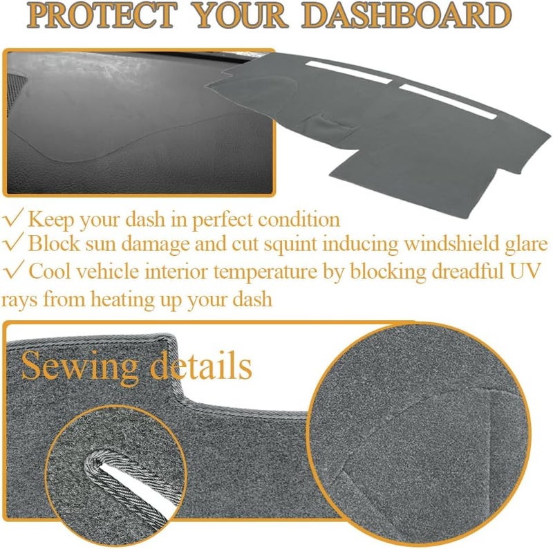 AKMOTOR Yiz Dash Cover for Nissan Titan 2004-2012 - Gray - Image 4