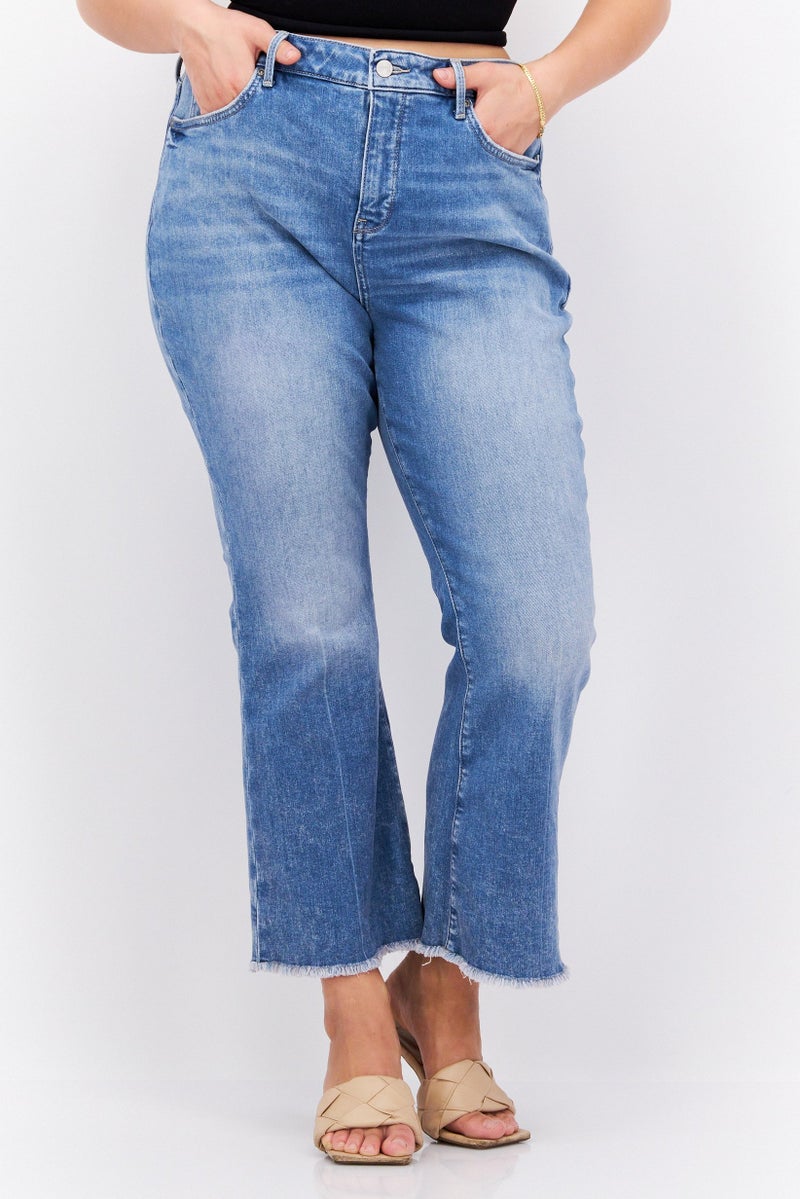 NYDJ Women Regular Fit Wash Stretchable Jeans, Blue - Image 1