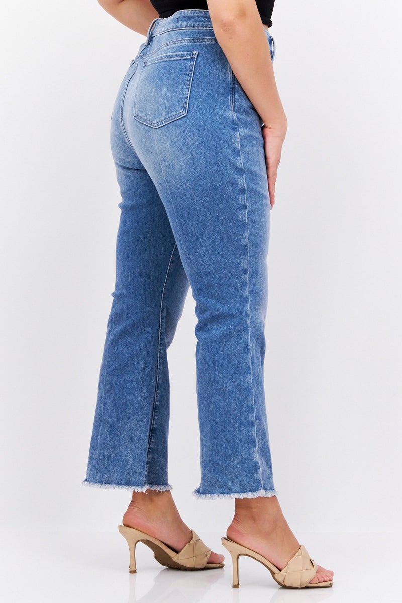 NYDJ Women Regular Fit Wash Stretchable Jeans, Blue - Image 2