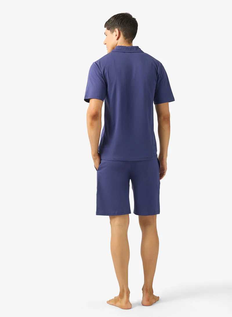 روبرت وود طقم بيجامة قميص وشورت