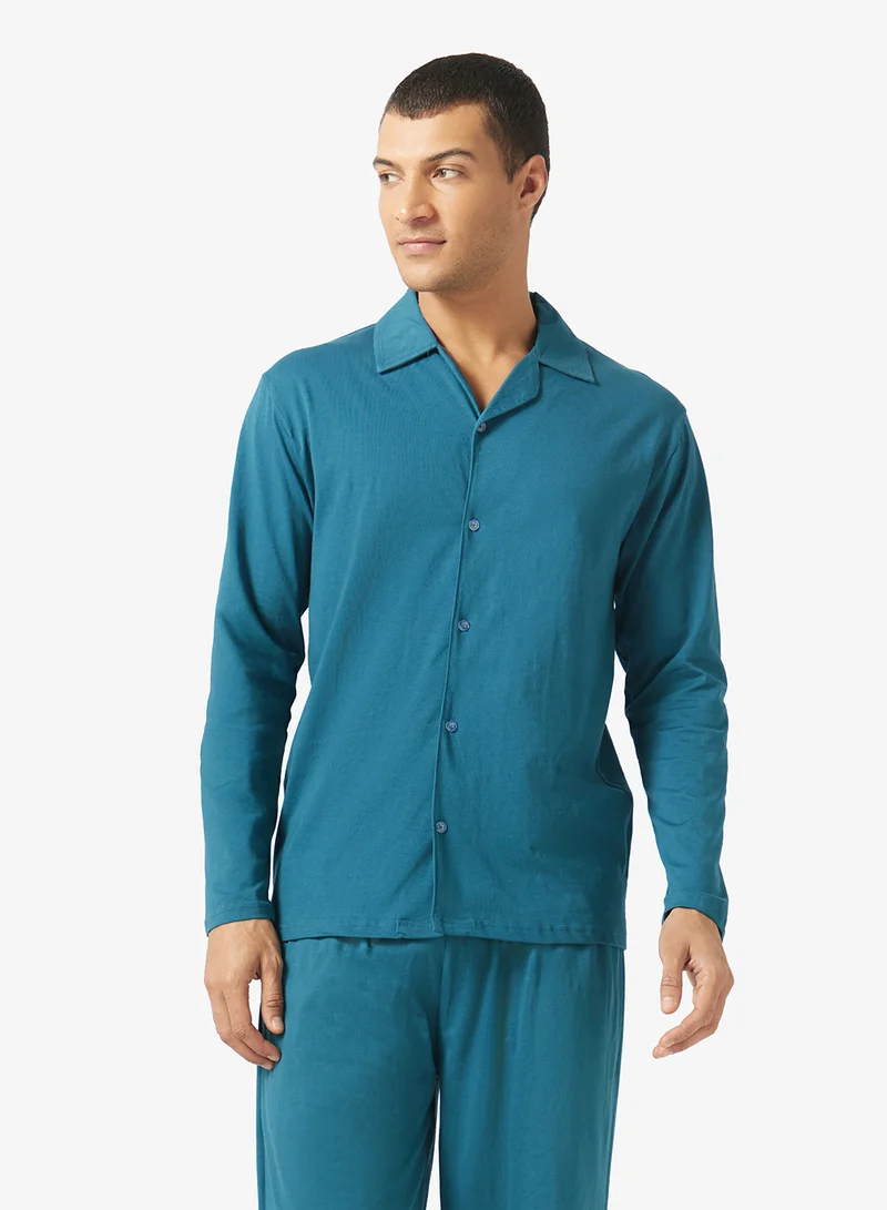 Robert Wood blue Nightwear Shirt & Pyajama Sets for Men | Best Price UAE