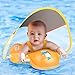 LAYCOL Baby Swimming Float with UPF50 Sun Canopy Baby Floats for Pool No Flip Overbaby Pool for Baby Age of 336 Months - Image 3