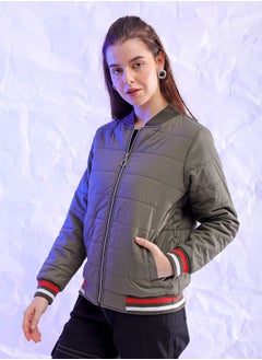 Freehand Women Regular Fit Solid Puffer Jacket  - Image 3