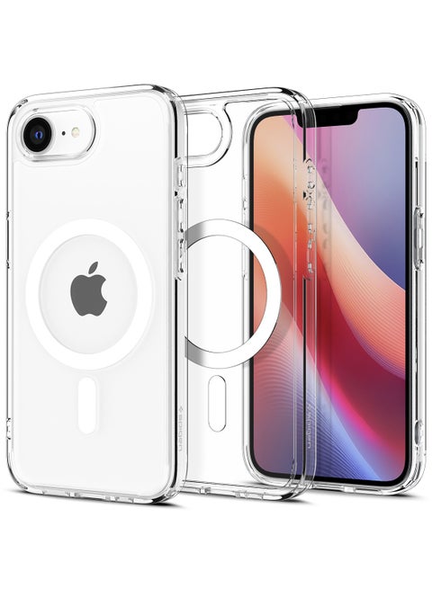 Ultra Hybrid MagFit for iPhone 16E Case Cover with MagSafe (2025) - Clear White