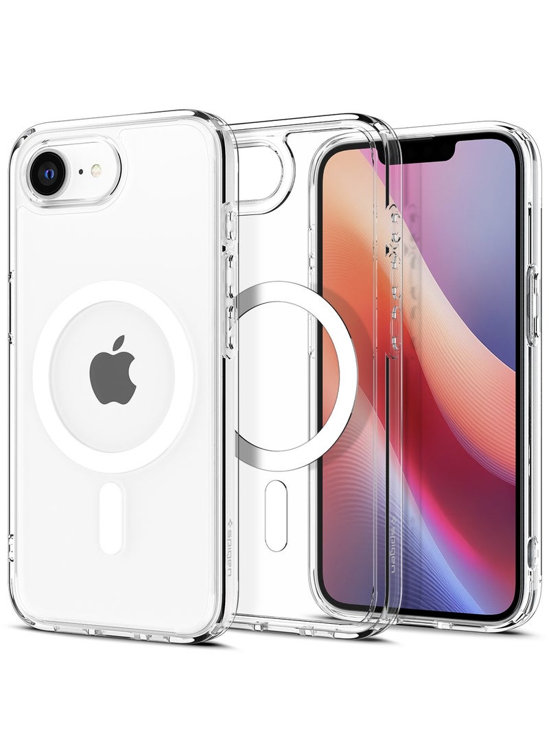 Spigen Ultra Hybrid MagFit for iPhone 16E Case Cover with MagSafe (2025) - Clear White  - Image 1