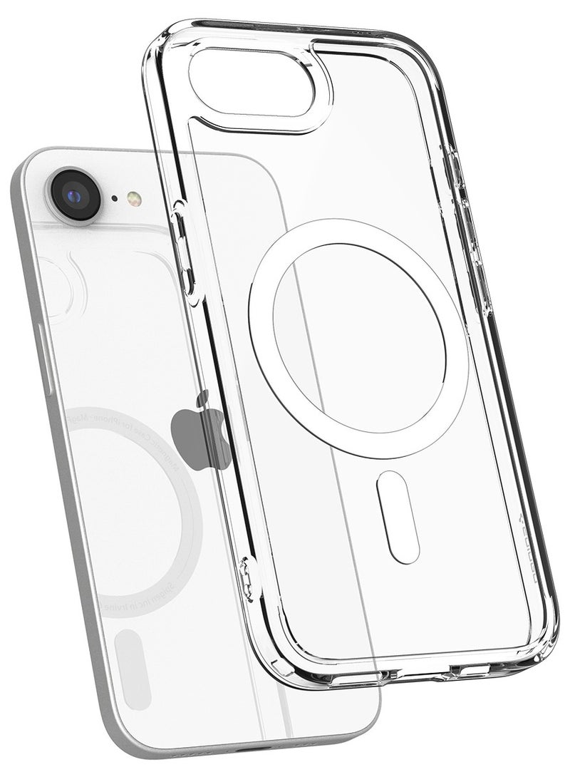 Ultra Hybrid MagFit for iPhone 16E Case Cover with MagSafe (2025) - Clear White