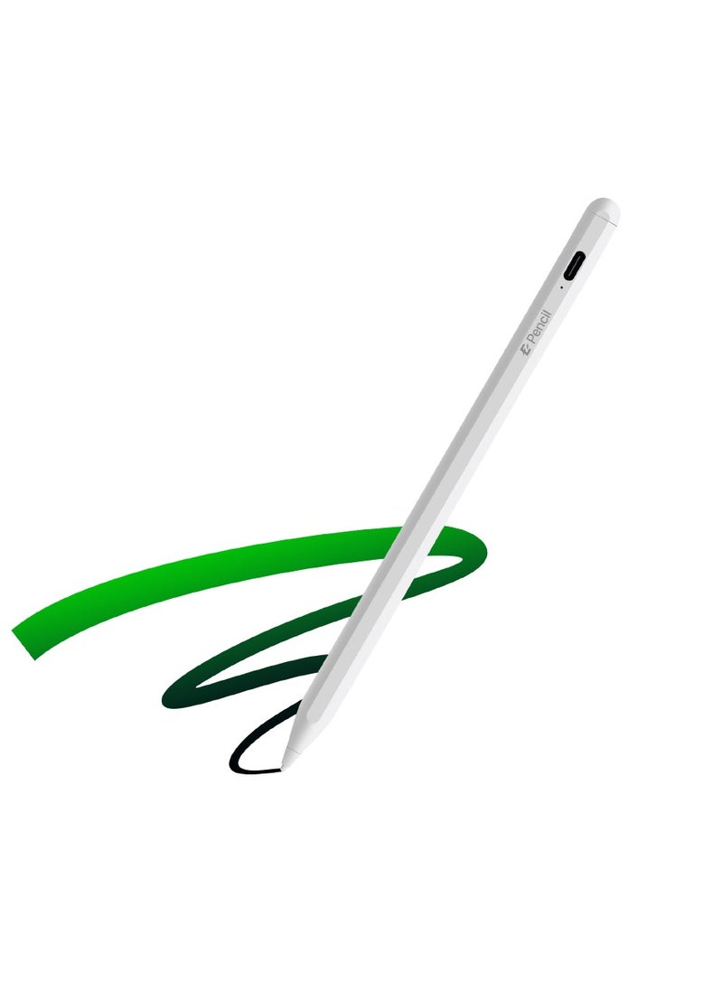 Eone - E-Pencil, Smart Digital Pen for Writing and Drawing that Supports all Smart Devices that Support a Touch Screen - White - Image 1