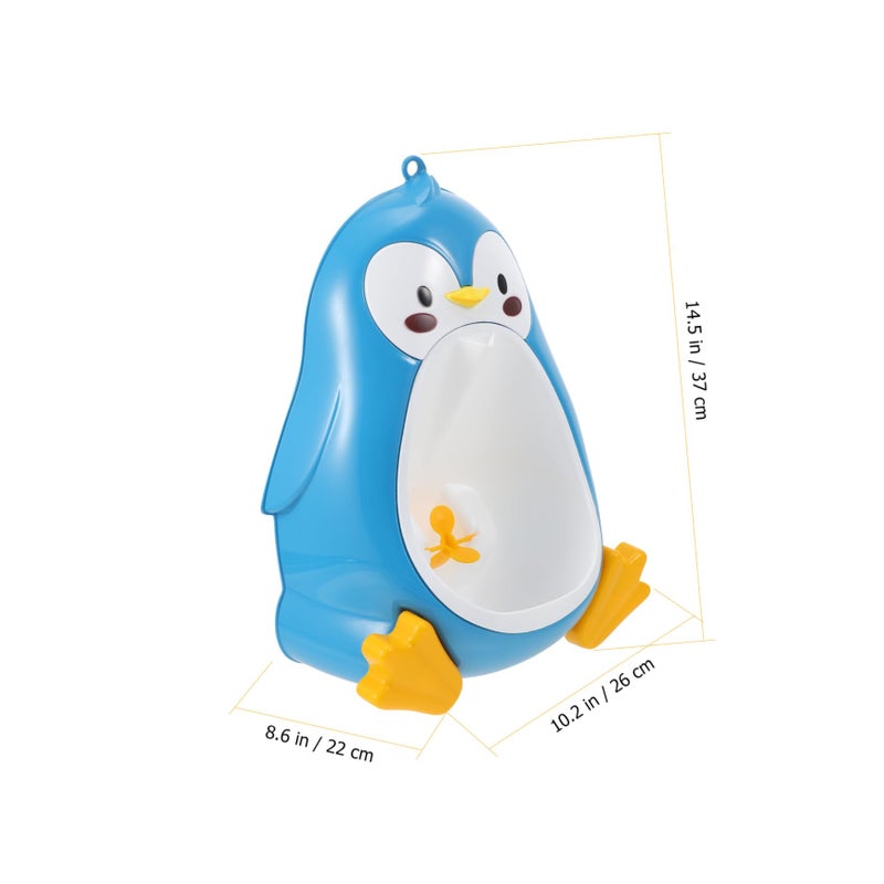 Green Boys Potty Training Seat Cartoon Pattern Urinal Groove Easy To Clean Space Saving - Image 4