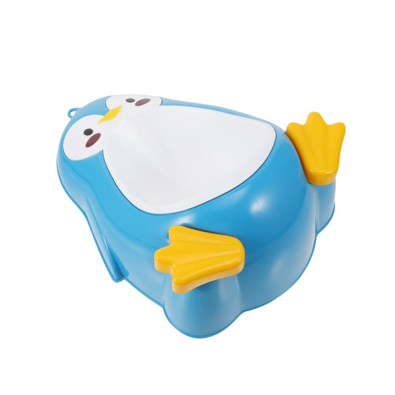Green Boys Potty Training Seat Cartoon Pattern Urinal Groove Easy To Clean Space Saving - Image 2