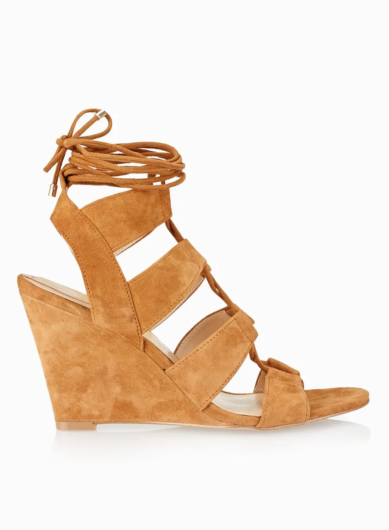 ALDO Rothbaum Spiral Strappy Wedge Sandals