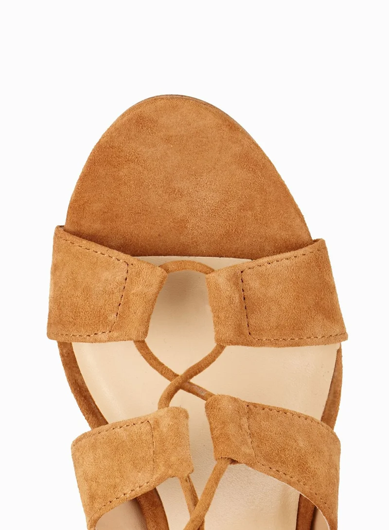 ALDO Rothbaum Spiral Strappy Wedge Sandals