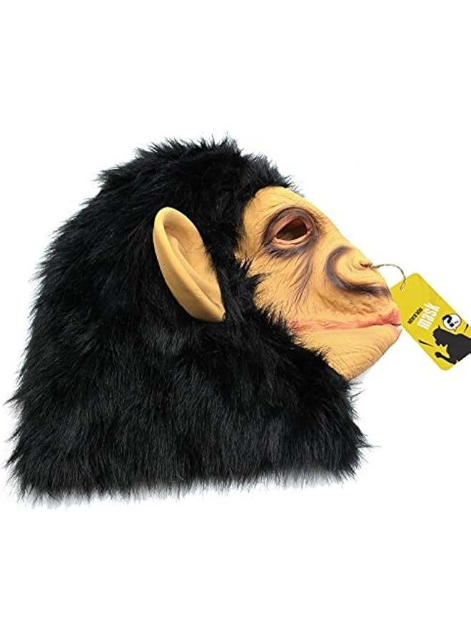 Loquat Animal Mask Monkey Mask Novelty  Costume Party Animal Head Mask Chimp - Image 4
