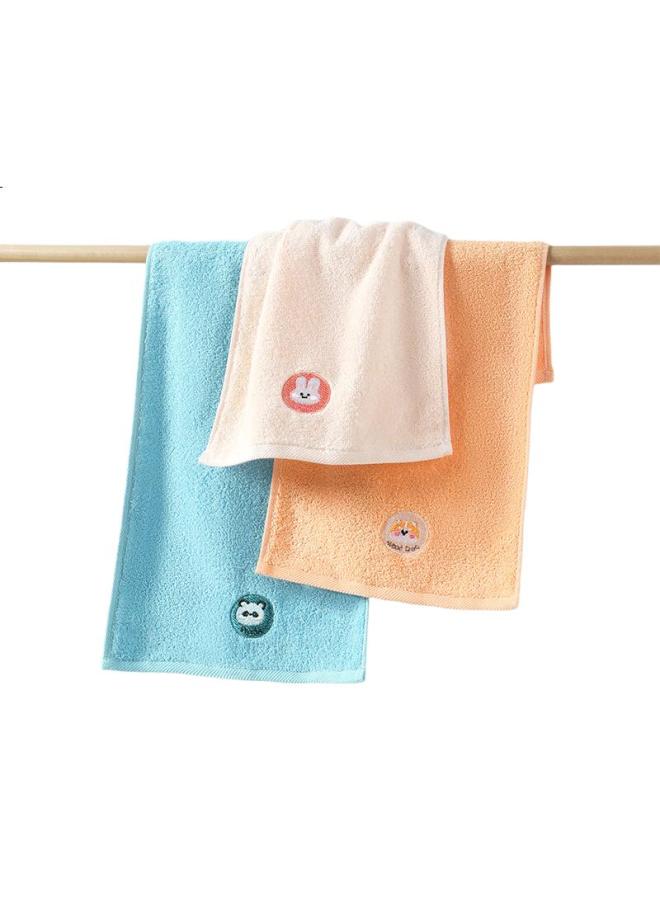 Muji Children's Towel 3-pack, 7a Grade Antibacterial Xinjiang Cotton, Class A Pure Cotton Soft Skin-friendly Towels For Babies - Image 3