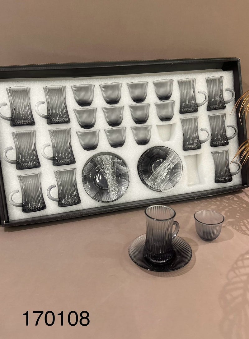 A set of Tea Cups and Coffee Cups with Saucers, 36 pieces  - Image 1