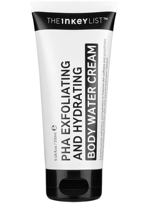 The Inkey List PHA Body Water Cream 150ml, Ultimate 2-in-1 Moisturiser For Exfoliation & Hydration, For Smoother, Brighter, and More Even-looking Skin, Fragrance Free, Suitable For All Skin Types