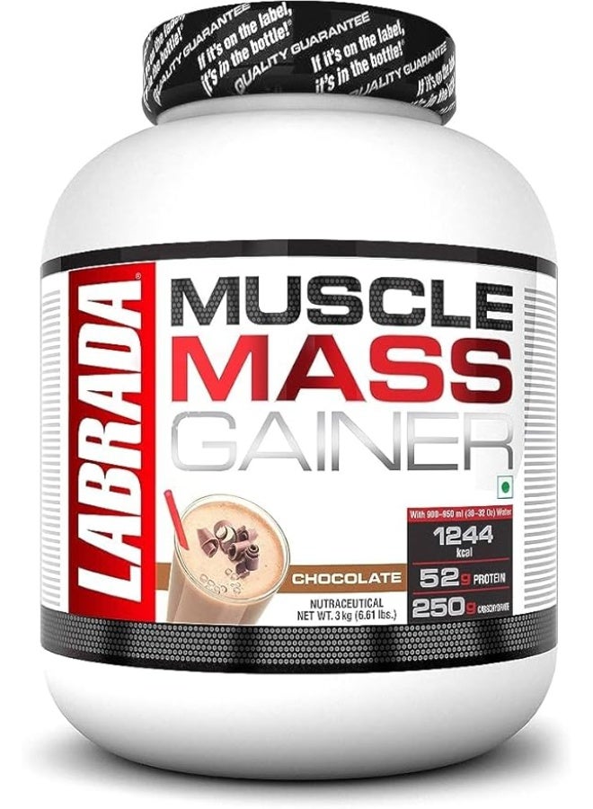 Labrada Muscle Mass Gainer 6lb Chocolate + Labrada Multivitamin 60 Tabs - Image 2