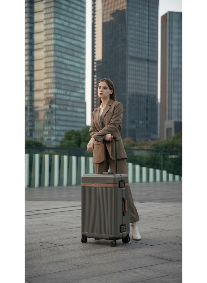 Verage Aluminum Carry On 20 Inch Suitcase Hardside Spinner Luggage - Image 4