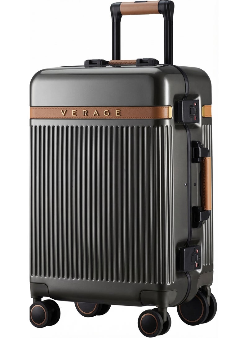 Verage Aluminum Carry On 20 Inch Suitcase Hardside Spinner Luggage - Image 1