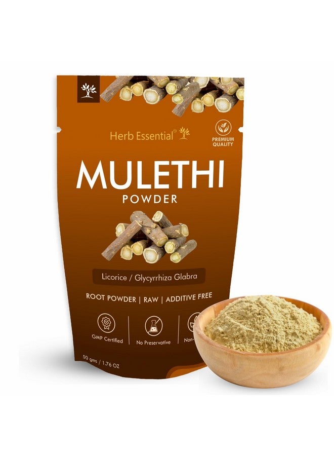 Herb Essential Pure Mulethi (Licorice) Powder 50g - Image 1