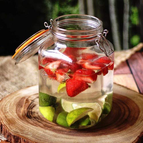 Kilner Square Clip Top Jar - 2ltr Preservation & Storage Jar with Cliptop Lid - Image 4