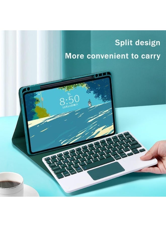general Arabic and English Keyboard Case Compatible with Lenovo Idea Tab Pro 12.7 inch 2025, Leather Cover with Removable Wireless Trackpad Keyboard & Bluetooth Mice - Image 3
