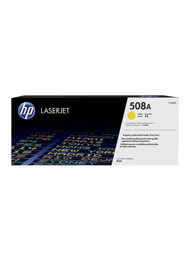 HP خرطوشة مسحوق حبر 508A لطابعة ليزر جيت أصفر - Image 2