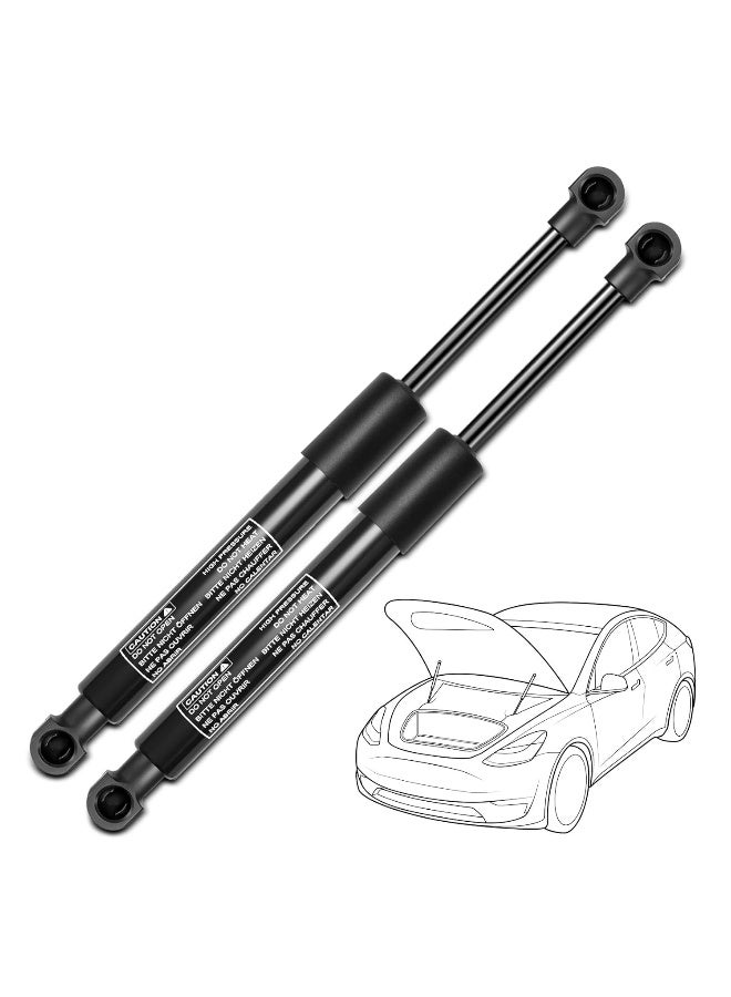 YHTAUTO YHTAUTO Set of 2 Front Hood Lift Supports Struts Shocks Replacement for Porsche 911 2006-2013 Boxster 2005-2012 Cayman 2006-2012  - Image 1