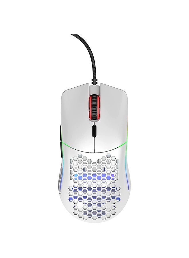 Glorious Gaming Mouse - Model O 67 g Superlight Honeycomb Mouse, RGB Matte White Mouse - USB Gaming Mouse - Image 3